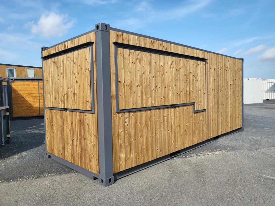 20-Fuß-Barcontainer – Ansicht 1