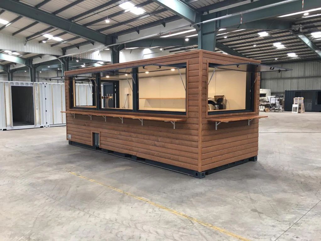 20-Fuß-Café-Container – Ansicht 1