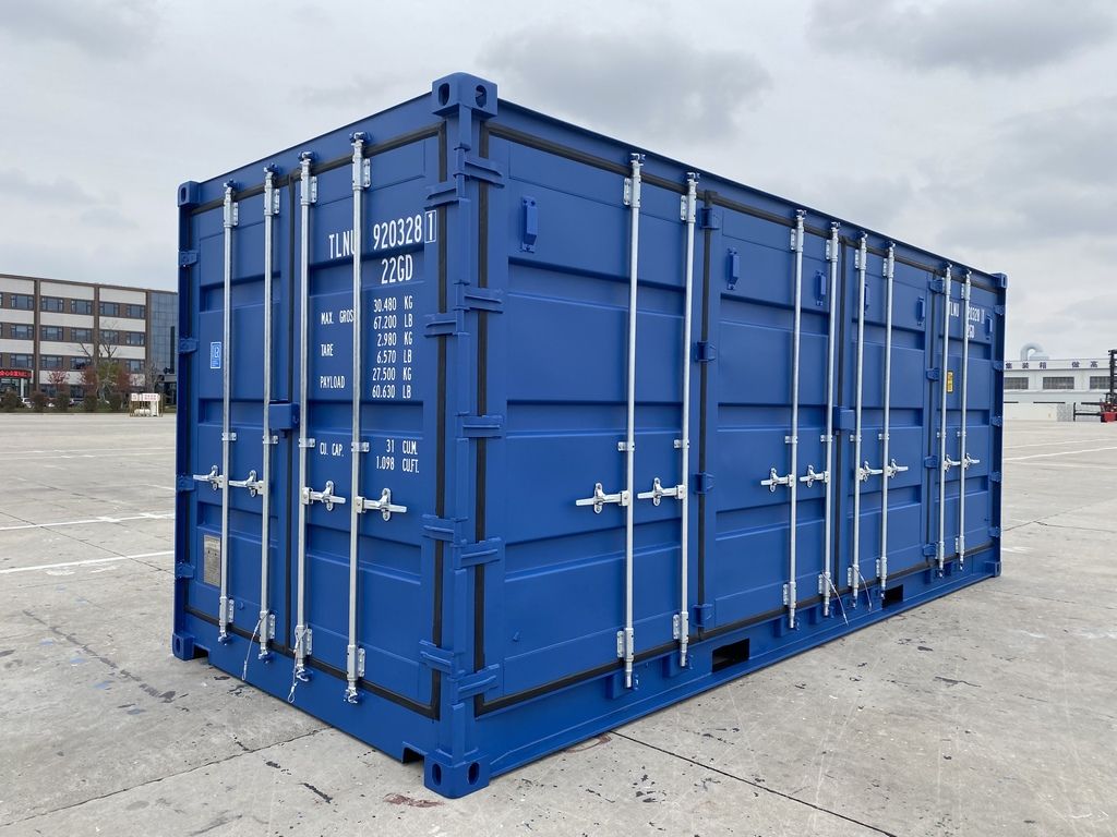 20-Fuß-Seecontainer mit offener Seite (Ref. 29002) – Ansicht 1