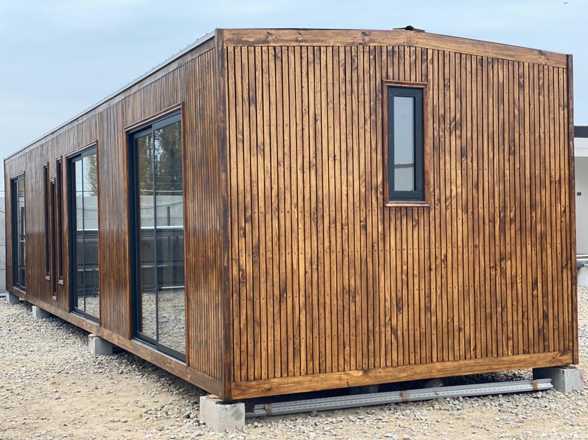 Modulhaus Pichilemu, 12 × 3 m, 2 Schlafzimmer – Ansicht 3