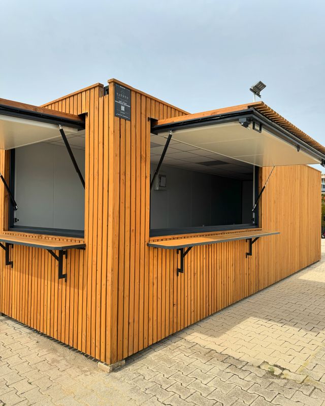 Ladencontainer (Imbissstand – Büro – Kiosk) – Ansicht 2