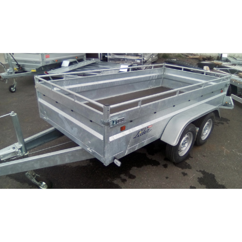 Lider 39394 Metallanhänger, 2 Achsen, 253 × 134 × 50 cm, 750 kg – Ansicht 1