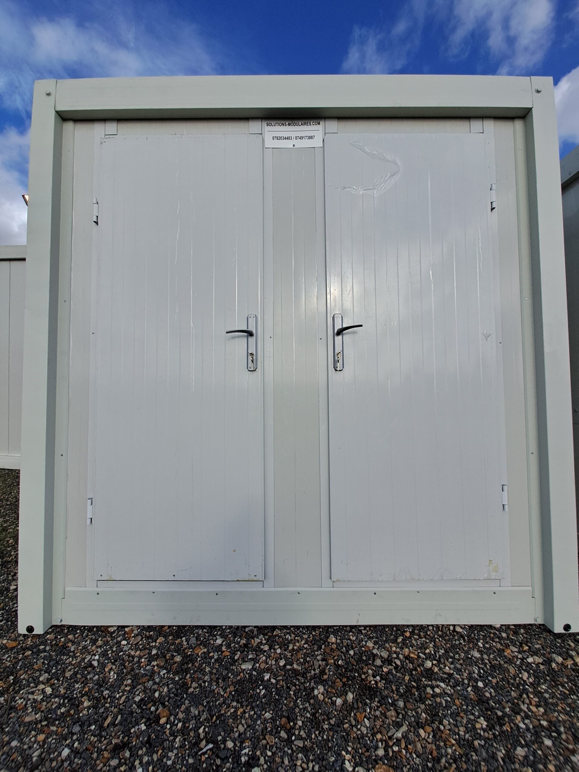 Sanitärmodul WC + Waschbecken + anschließbare Dusche – Ansicht 4
