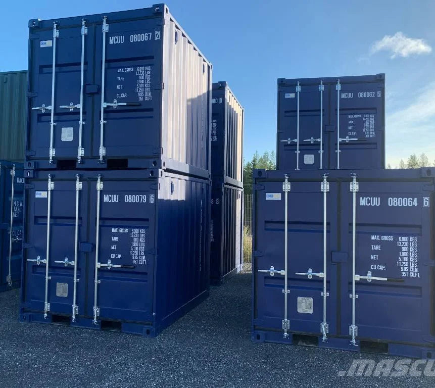 10-Fuß-HC-Seecontainer – One Trip – weiß (RAL 9003) – Ansicht 1