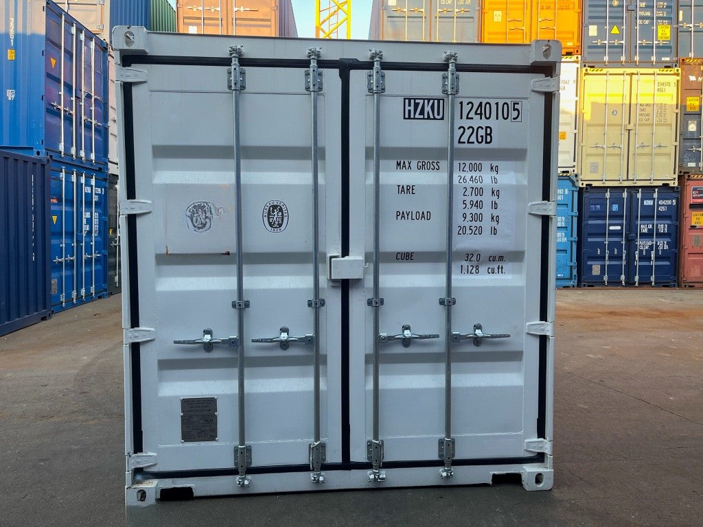 10-Fuß-IICL6-Seecontainer, HZKU 124 010-5 – Ansicht 2