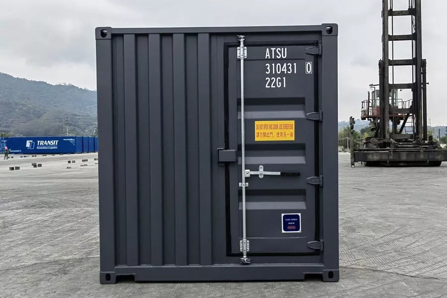 20-Fuß-Container mit drei Türen – Ansicht 1
