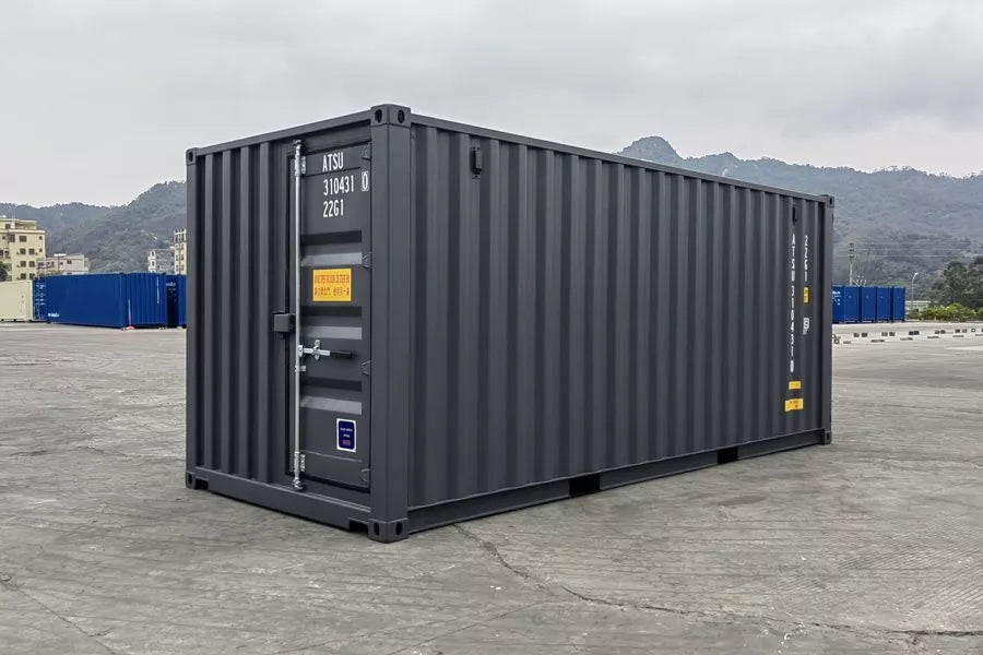 20-Fuß-Container mit drei Türen – Ansicht 2