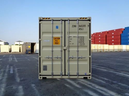 40-Fuß-High-Cube-Seecontainer (RAL 6102) – Ansicht 2