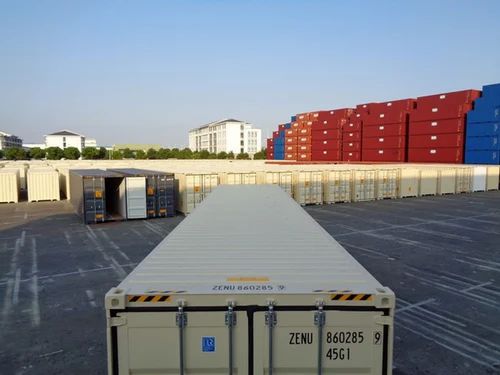 40-Fuß-High-Cube-Seecontainer (RAL 6102) – Ansicht 3