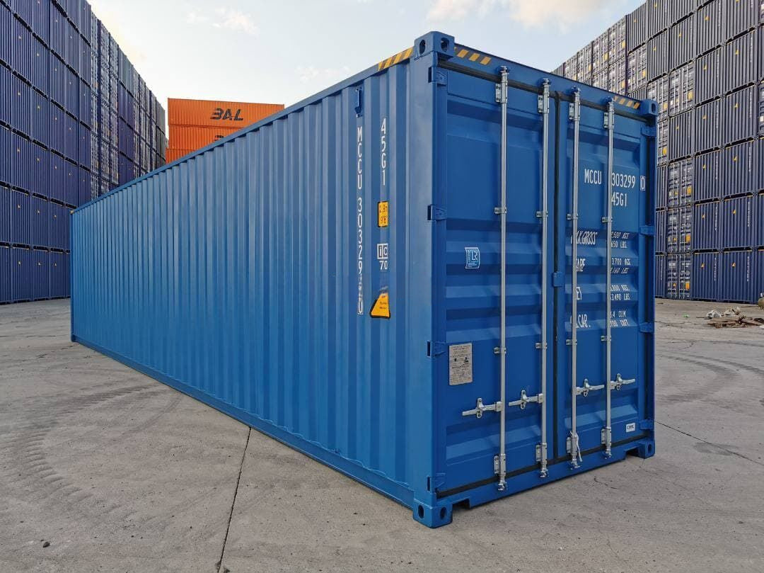 40-Fuß-High-Cube-Seecontainer (Ref. 6007) – Ansicht 1