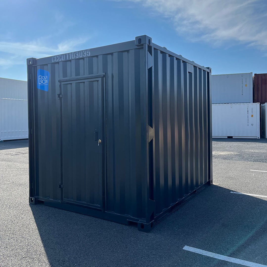 Büro im 10-Fuß-HC-Seecontainer – Ansicht 2