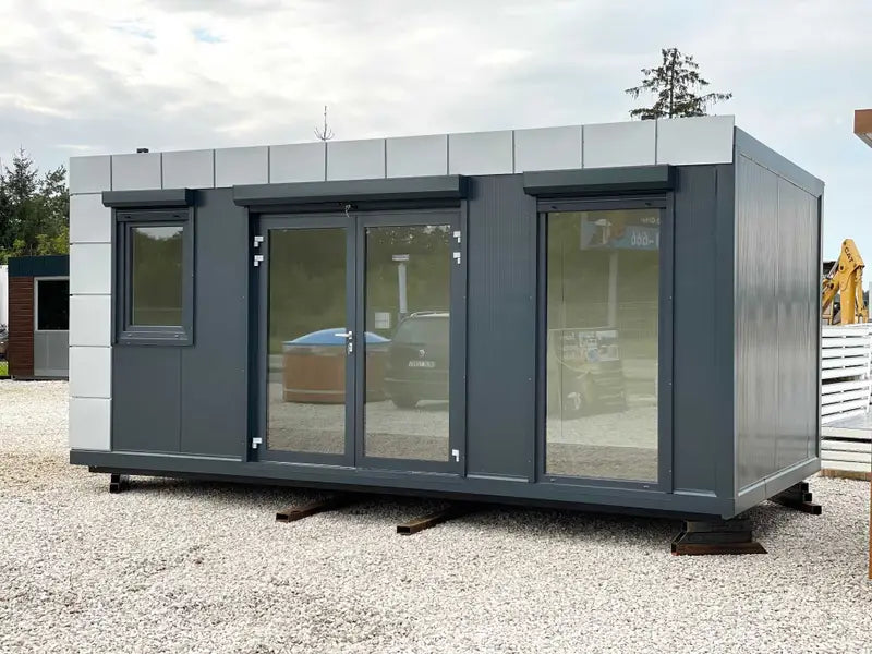 Modulcontainer mit Glasfront (Ref. C4100) – Ansicht 1