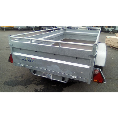 Lider 39394 Metallanhänger, 2 Achsen, 253 × 134 × 50 cm, 750 kg – Ansicht 2