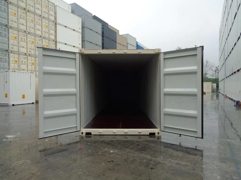 Standard-40-Fuß-Seecontainer (RAL 5109) – Ansicht 3
