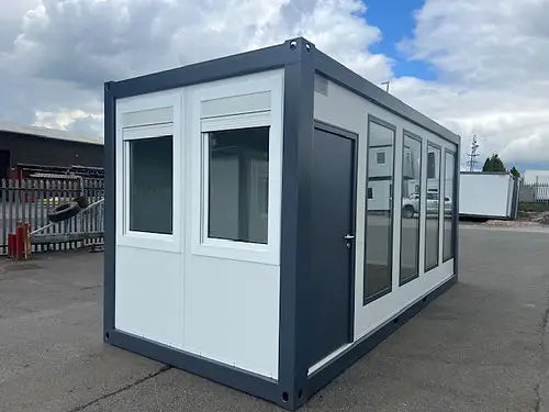 Mobiler Bürocontainer mit Panoramafenstern (Ref. C3301) – Ansicht 2