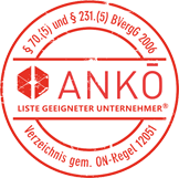 ANKÖ – Liste geeigneter Unternehmer